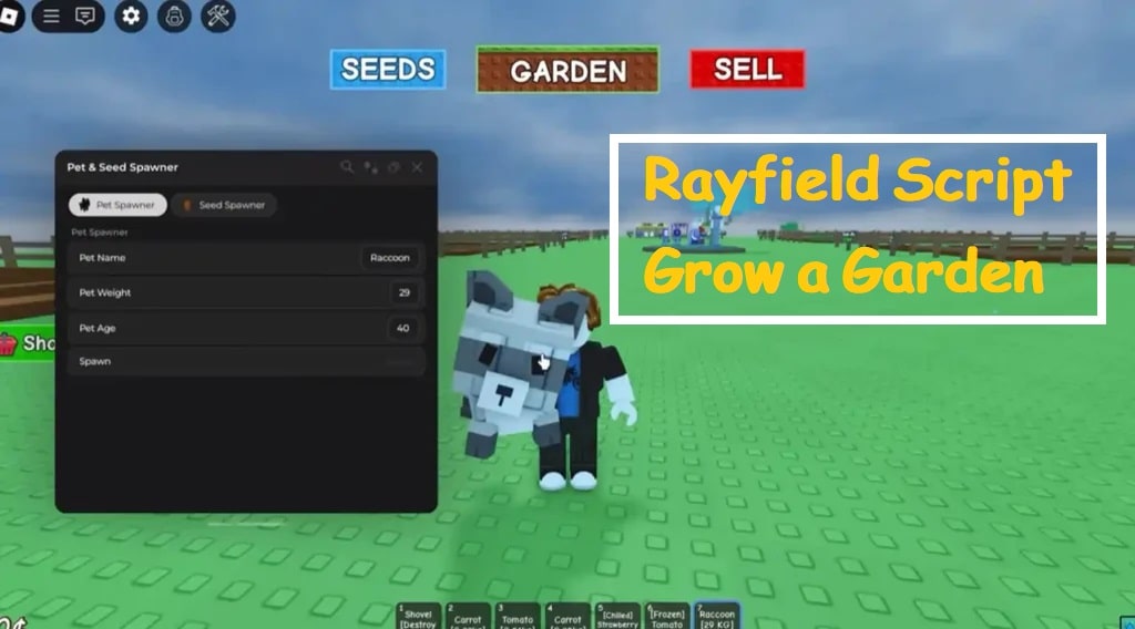 Rayfield Script Grow a Garden  - krnl