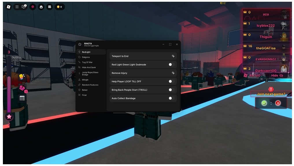 Ink Game Script Azure Hub No Key Roblox - krnl