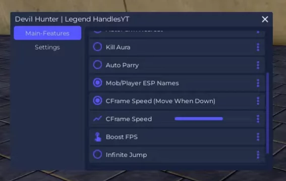Devil Hunter Scripts (UPD) – Auto Mission, ESP, Kill Aura & Auto Parry & More - krnl