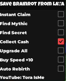 Save Brainrot From Lava Script (Keyless) – Auto Cash, Instant Claim, Rebirth & More - krnl