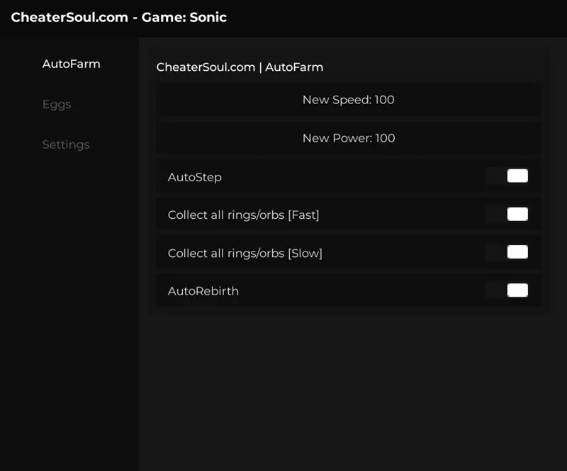 Sonic Speed Simulator Script No Key- Inf Coins, Inf Exp, Auto Rebirth - krnl